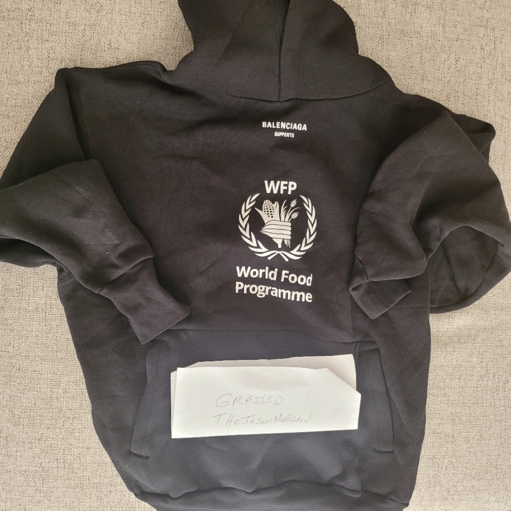 Balencia WFP Black Hoodie